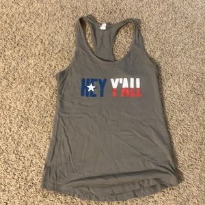 Texas Hey Y’all Thank Top